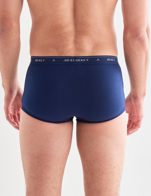 Jockey Y-Front Brief, 2-Pack, Navy & Blue product photo View 02 L