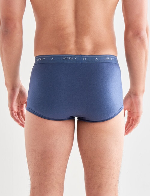 Jockey Y-Front Brief, 2-Pack, Navy & Blue product photo View 04 L