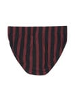 Jockey Sport Stripe Brief, Black & Red product photo View 02 S