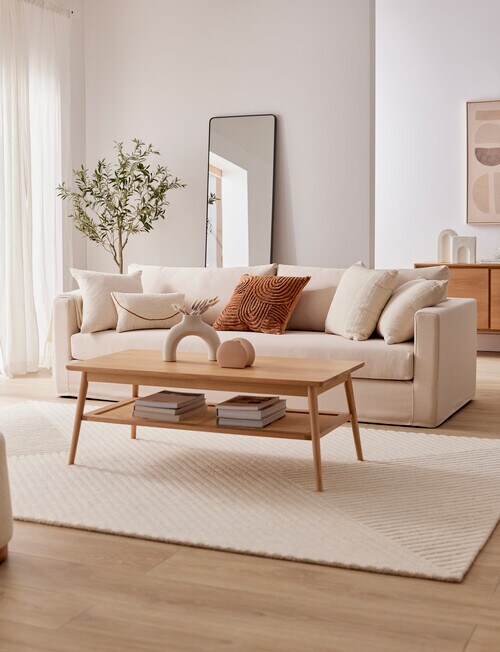 LUCA Hampton 3.5 Seater Sofa, Linen product photo View 02 L