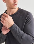 Bonds Comfy Living Pullover, Charcoal product photo View 04 S