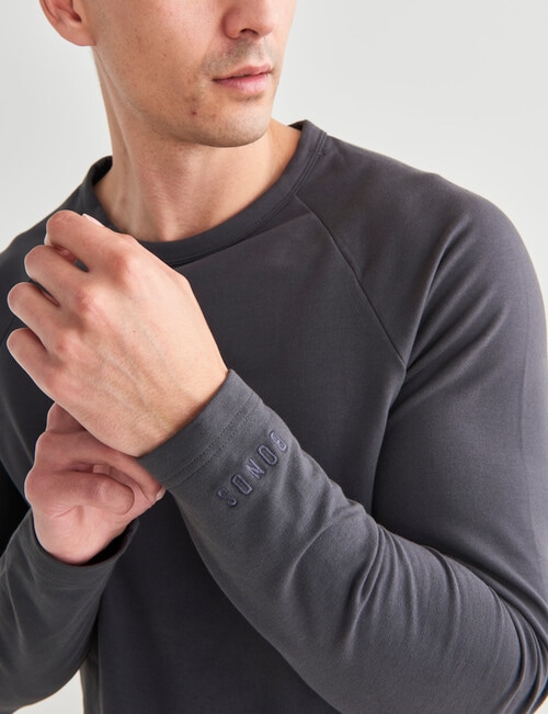 Bonds Comfy Living Pullover, Charcoal product photo View 04 L