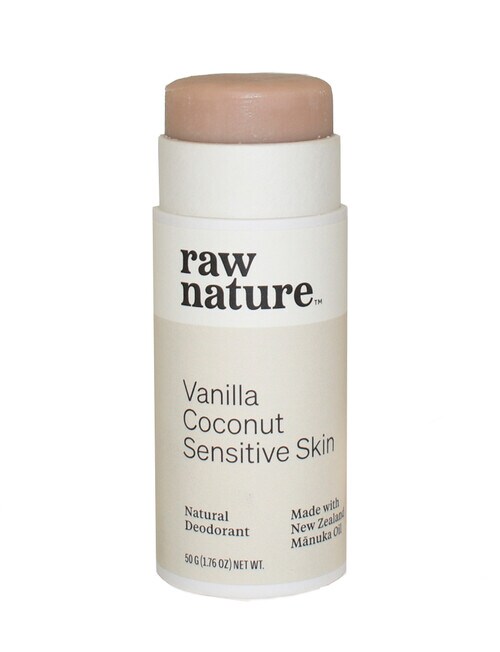 Raw Nature Vanilla + Sensitive Skin Natural Deodorant, 50g product photo View 02 L