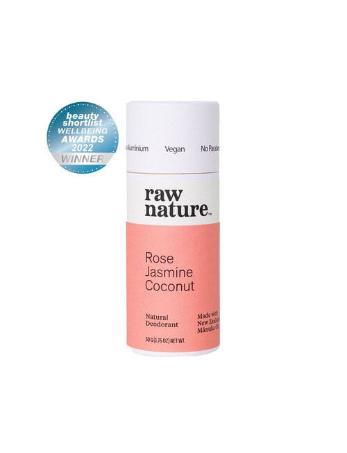 Raw Nature Rose + Jasmine Natural Deodorant, 50g product photo View 02 L