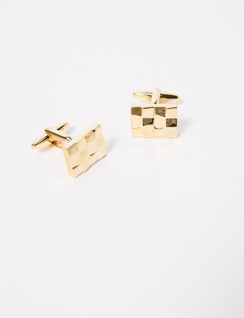 Laidlaw + Leeds Rectangle Cufflinks product photo View 02 L
