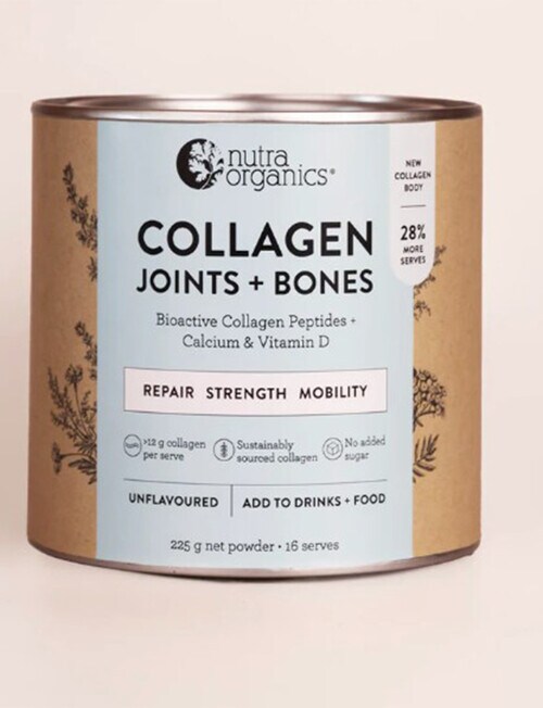 Nutra Organics Nutra Collagen Joints + Bones, 225g product photo