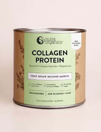 Nutra Organics Nutra Collagen Protein, 225g product photo