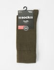 NZ Sock Co. Merino Comfort Top Sock, Kalamata product photo View 02 S