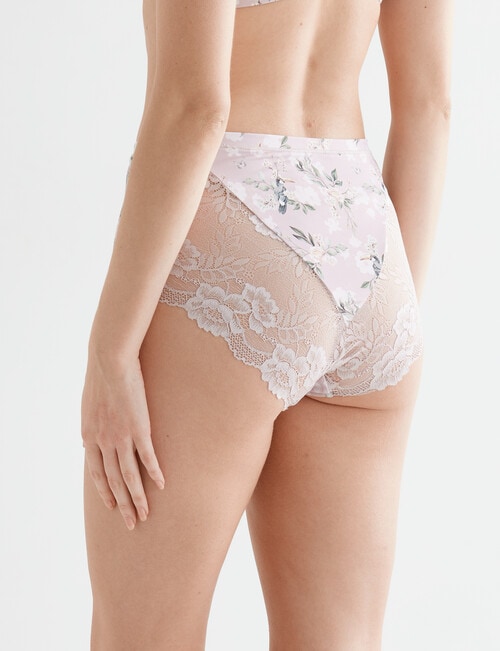 Lyric Lace Full Brief, Pink product photo View 02 L