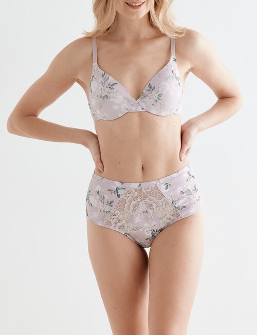 Lyric Lace Full Brief, Pink product photo View 03 L