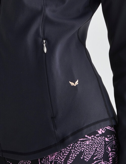 Superfit Zip Front Top, Black product photo View 04 L