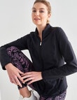 Superfit Zip Front Top, Black product photo View 05 S