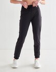 Superfit Rib Waistband Knit Jogger, Black product photo