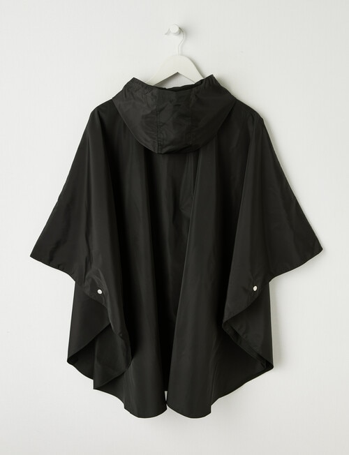 Xcesri Poncho in Pouch, Black product photo View 02 L