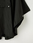 Xcesri Poncho in Pouch, Black product photo View 04 S