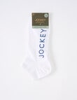 Jockey Performance Trainer Socks, 2-Pack, White product photo View 02 S
