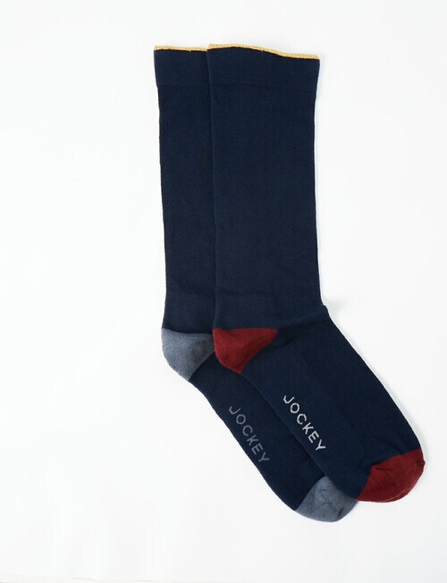Jockey Gold Top Circulation Socks, 2Pack, Deepest Navy Socks