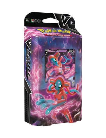 Pokemon Trading Card Trading Card Game Deoxys V or Zeraora V Battle Deck, Assorted product photo