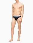 Calvin Klein Engineered Micro Hip Brief, 3-Pack, Black product photo View 02 S