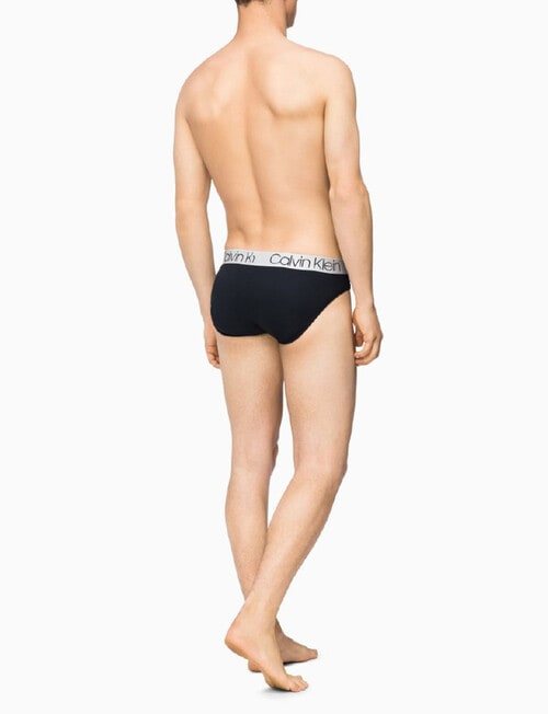 Calvin Klein Engineered Micro Hip Brief, 3-Pack, Black product photo View 04 L