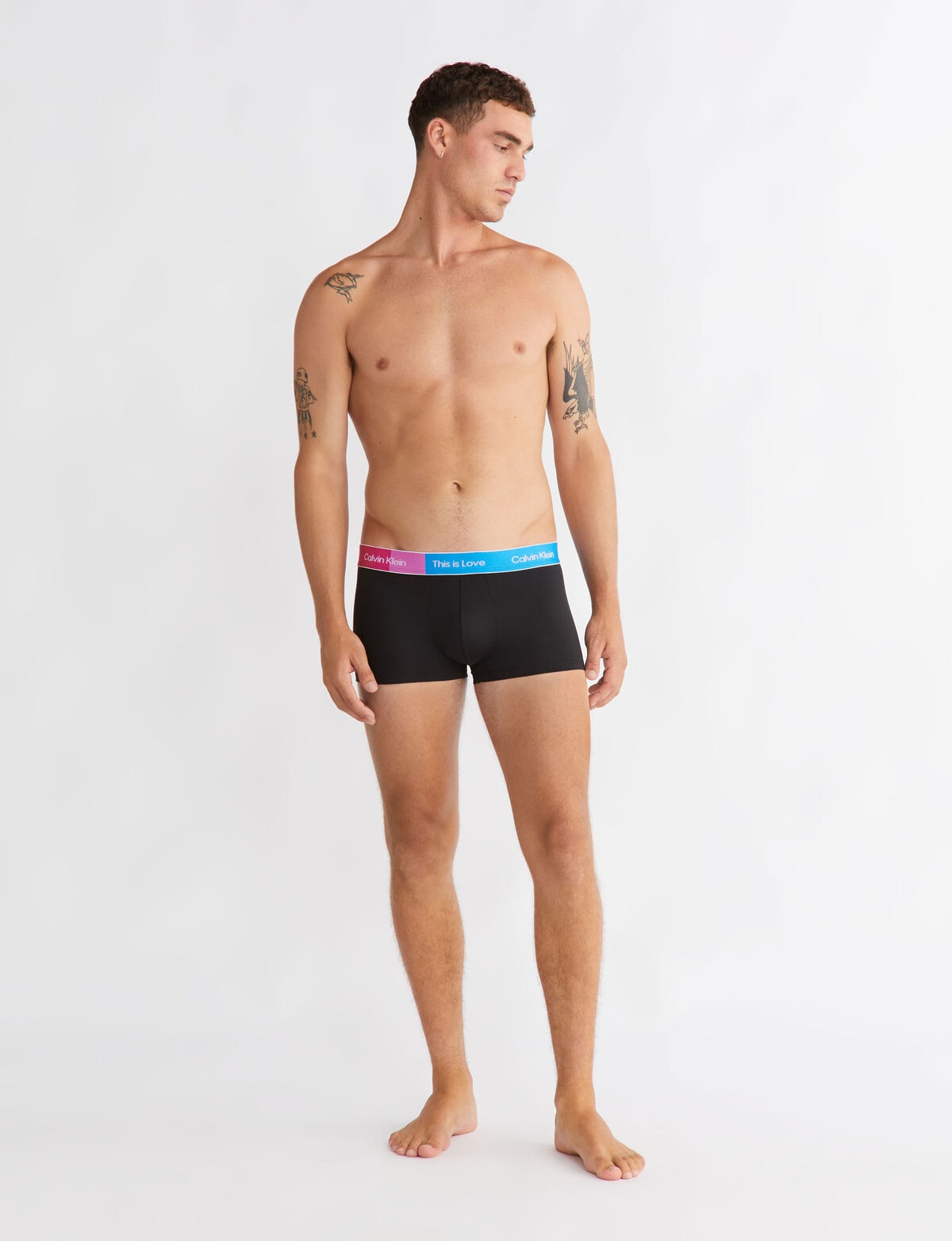 Calvin Klein Pride Low Rise Micro Trunk, Black - Underwear