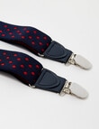 Laidlaw + Leeds Braces, Navy product photo View 02 S