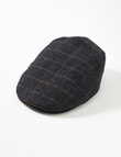 Laidlaw + Leeds Check Driver's Cap, Navy product photo