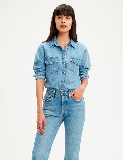 Levis Essential Western Shirt, Cool Out - Tops