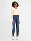 Levis High Waisted Mom Jean, Winter Cloud, 27" product photo
