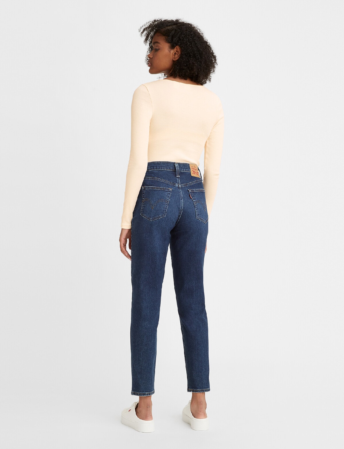 Levis High Waisted Mom Jean, Winter Cloud, 27 - Jeans