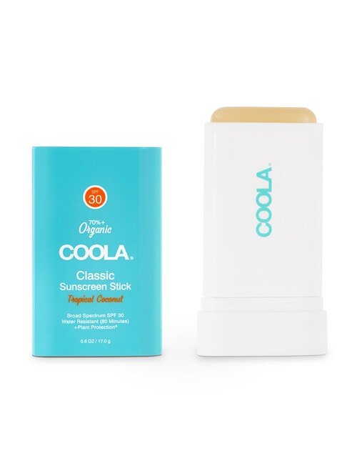 COOLA Classic Organic Sunscreen Stick SPF30, Tropical Coconut, 17g product photo View 02 L