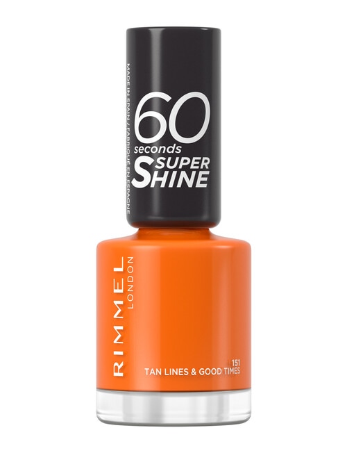 Rimmel 60 Seconds Nail Polish, #151 Tan Lines & Good Times product photo