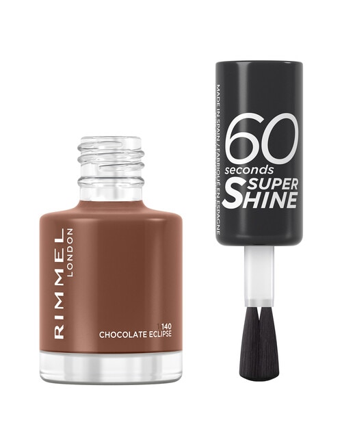 Rimmel 60 Second Nail Polish, #140 Chocolate Eclipse product photo View 02 L
