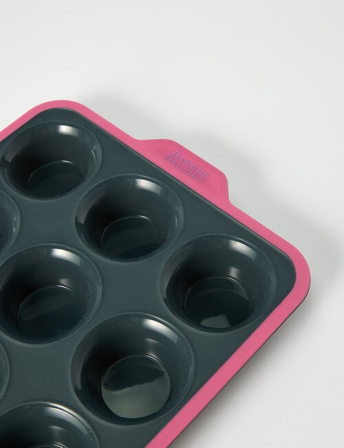 Bakers Delight Silicone Muffin Pan, 12 Cup product photo View 02 L
