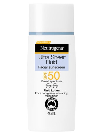 Neutrogena Ultra Sheer Face Fluid SPF50, 40ml product photo