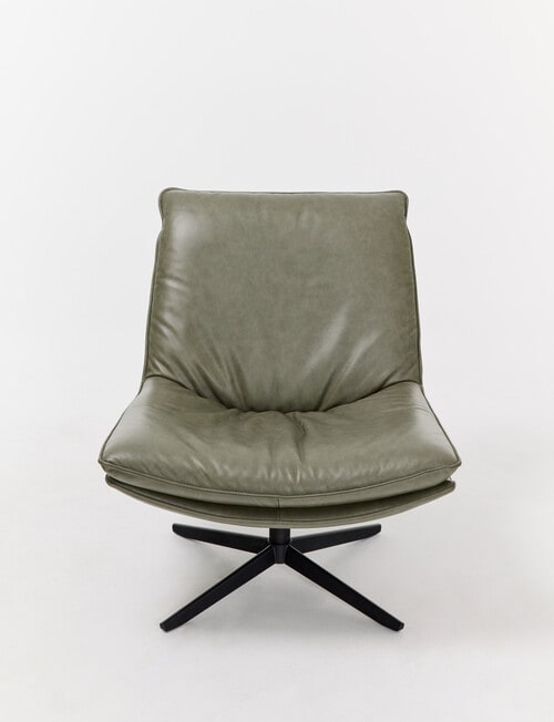LUCA Kingston Leather Swivel Chair product photo View 02 L