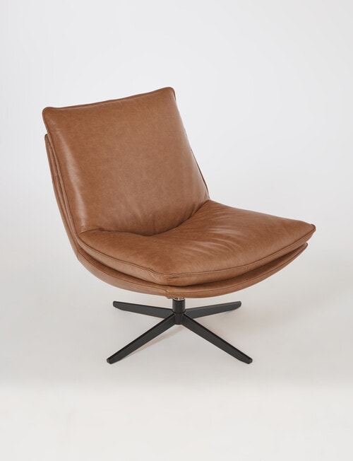 LUCA Furniture Kingston Leather Swivel Chair product photo