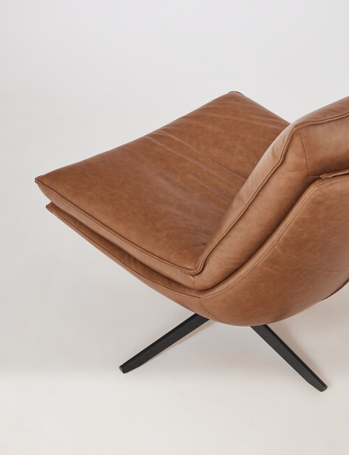 LUCA Kingston Leather Swivel Chair product photo View 05 L