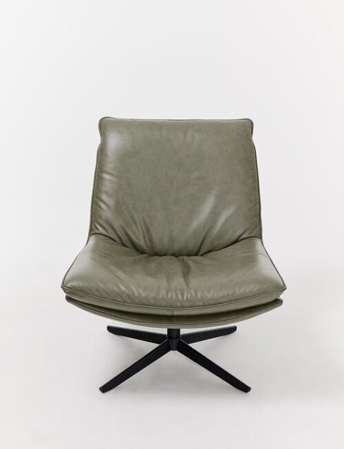LUCA Furniture Kingston Leather Swivel Chair product photo View 02 L