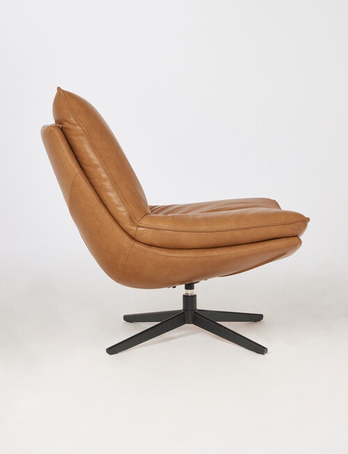 LUCA Furniture Kingston Leather Swivel Chair product photo View 03 L