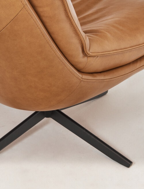 LUCA Furniture Kingston Leather Swivel Chair product photo View 06 L