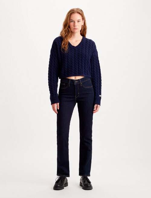 Levis 314 Shaping Straight Jean, Blue Wave Rinse, 32
