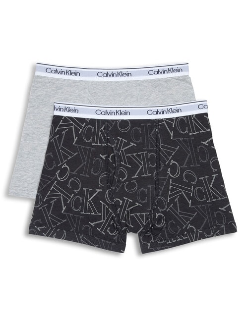 Calvin Klein Modern Cotton Boxer, 2-Pack, Black & Grey product photo