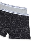 Calvin Klein Modern Cotton Boxer, 2-Pack, Black & Grey product photo View 03 S
