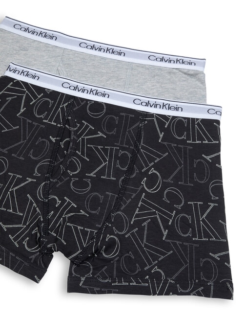 Calvin Klein Modern Cotton Boxer, 2-Pack, Black & Grey product photo View 03 L