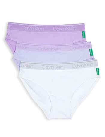 Calvin Klein Recycled Bikini Brief, 3-Pack, Purple, Lilac & White product photo