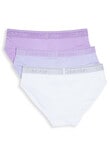 Calvin Klein Recycled Bikini Brief, 3-Pack, Purple, Lilac & White product photo View 02 S