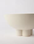 M&Co Sclupted Bowl, Medium, Stone product photo View 02 S