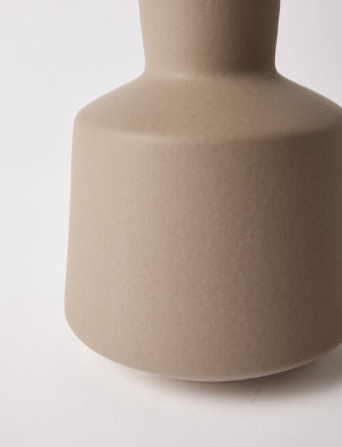 M&Co Atlas Vase, Medium, Greige product photo View 02 L