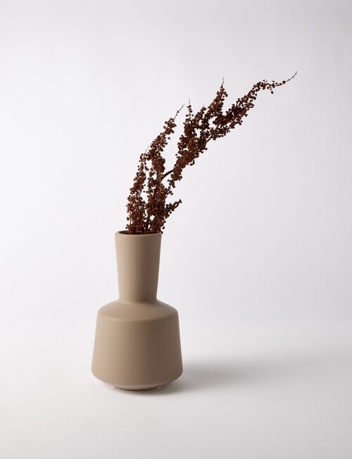 M&Co Atlas Vase, Medium, Greige product photo View 03 L